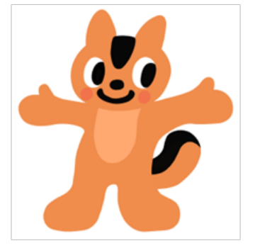 新キャラクター候補A。オレンジ色のリス